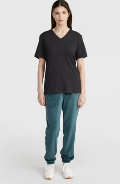 New O’Neill T-shirt Essentials Met V-hals | Black Out