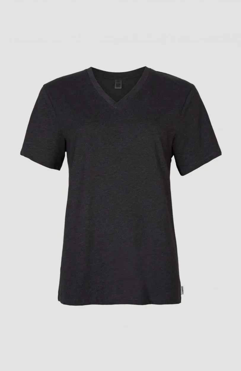 New O’Neill T-shirt Essentials Met V-hals | Black Out
