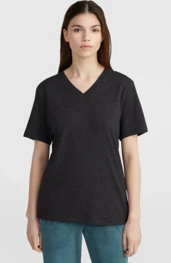 New O’Neill T-shirt Essentials Met V-hals | Black Out