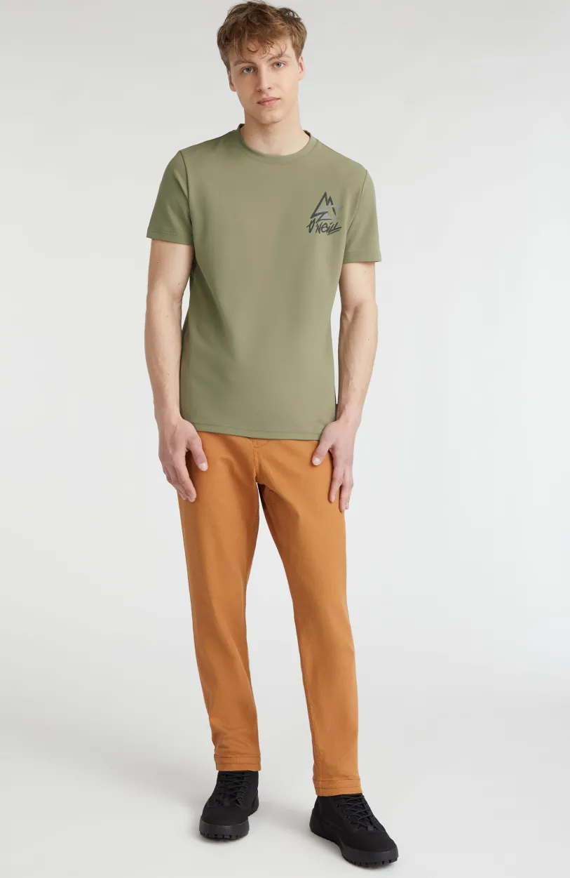 Discount O’Neill T-shirt O'Neill TRVLR Series Plutoniam | Deep Lichen Green