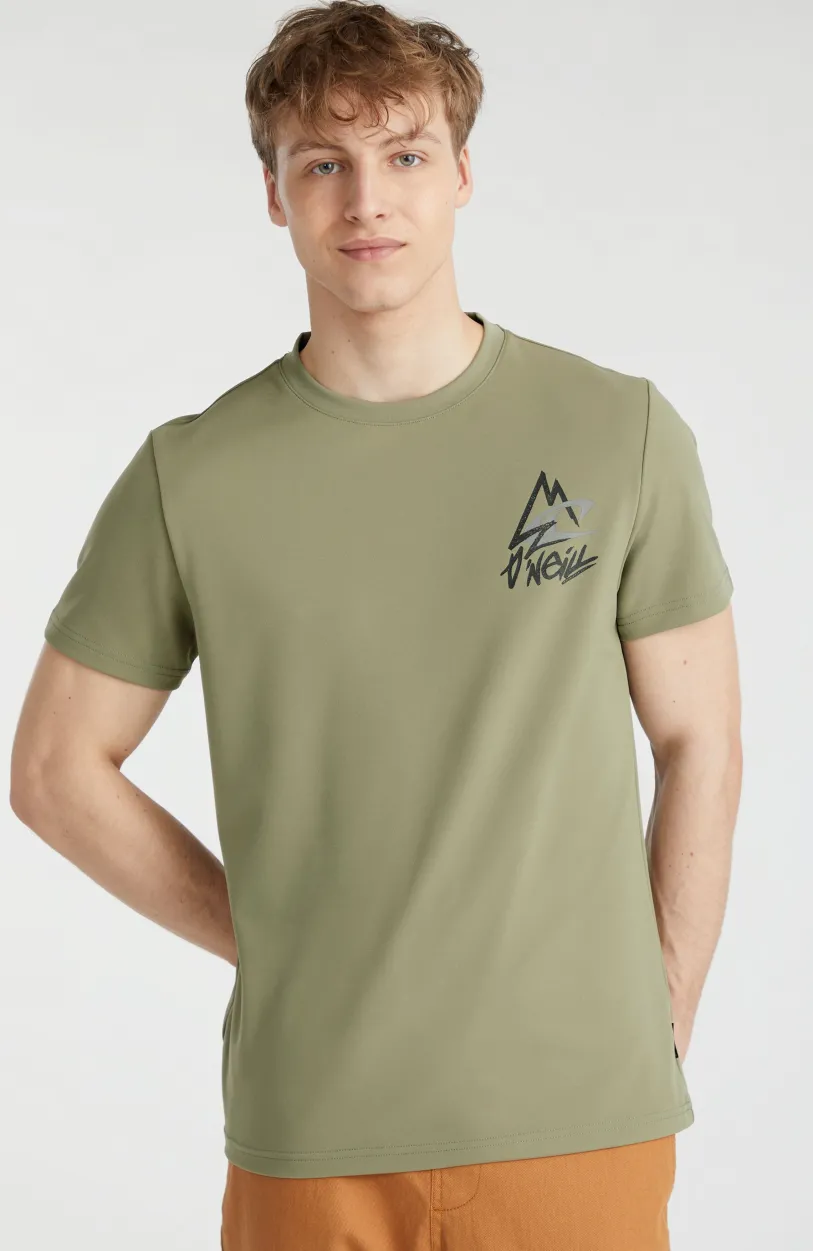 Discount O’Neill T-shirt O'Neill TRVLR Series Plutoniam | Deep Lichen Green