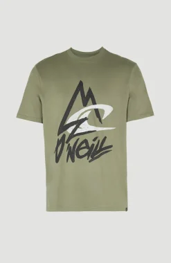 New O’Neill T-shirt Torrey | Deep Lichen Green