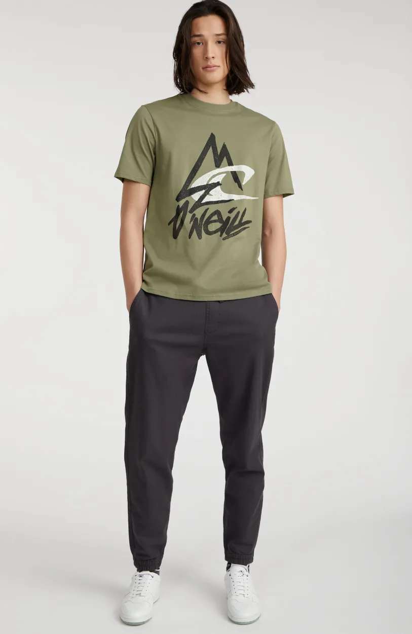 New O’Neill T-shirt Torrey | Deep Lichen Green