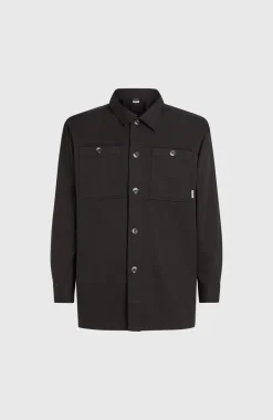 Discount O’Neill Twill Overshirt | Black Out
