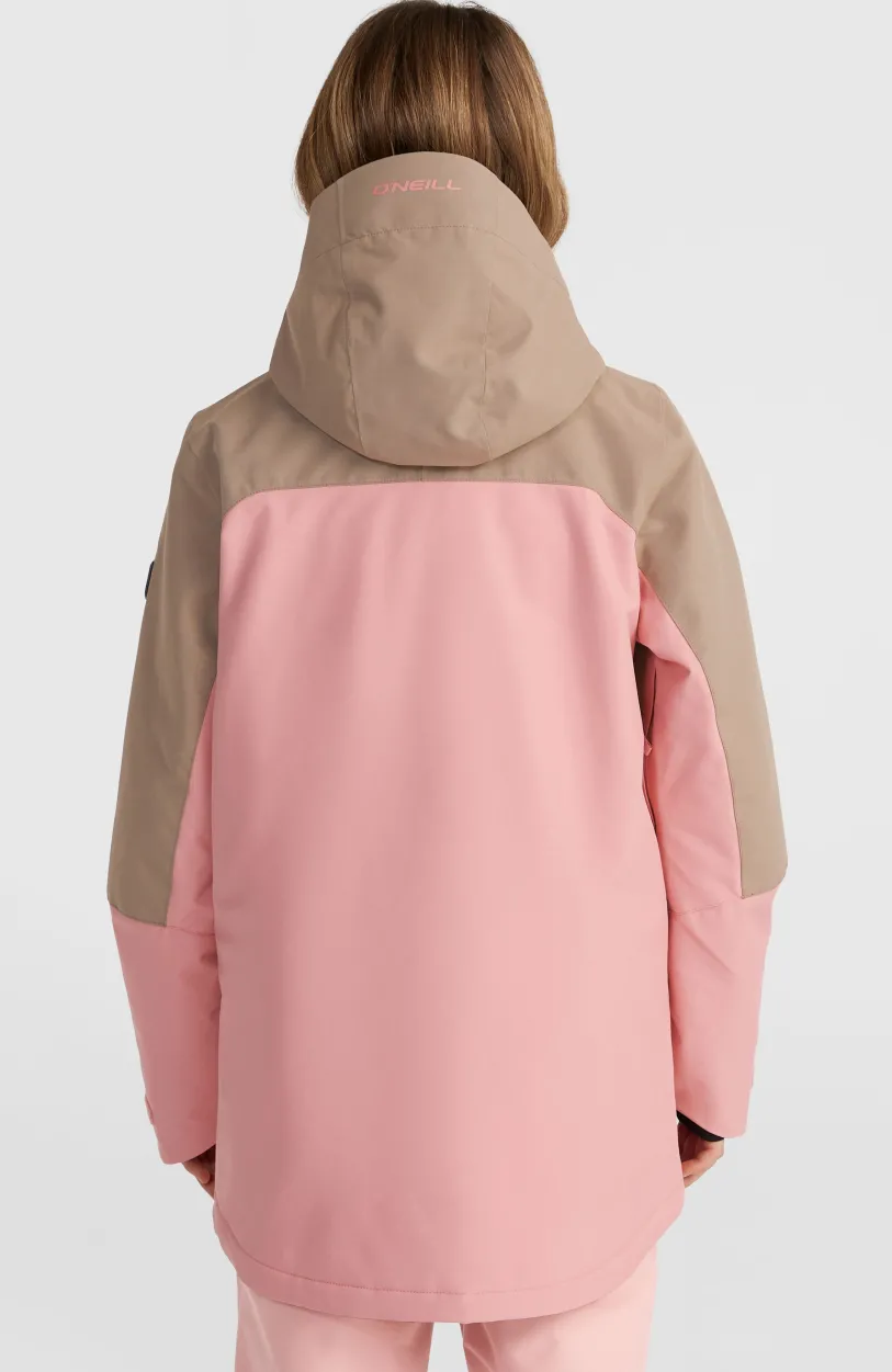 Clearance O’Neill Utility Hybrid Wintersportjas | Genuine Pink Colour Block