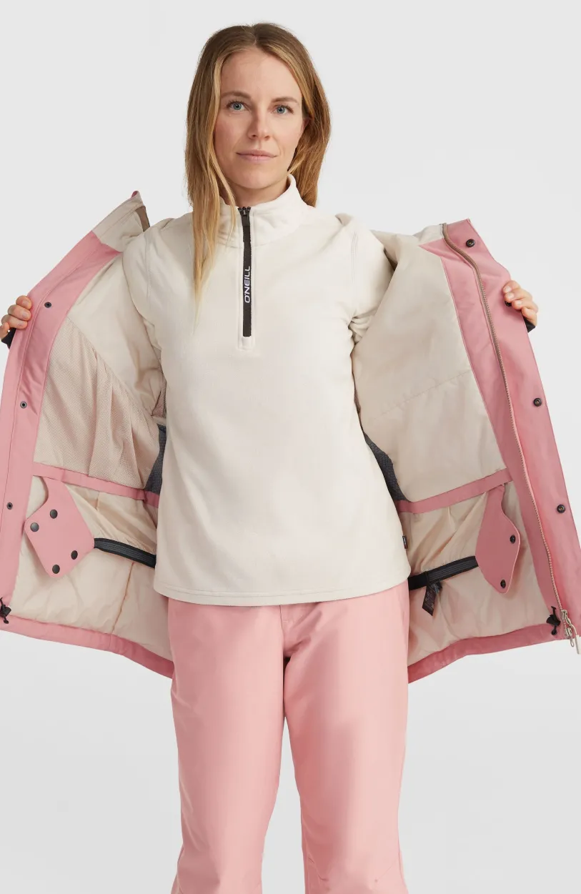 Clearance O’Neill Utility Hybrid Wintersportjas | Genuine Pink Colour Block