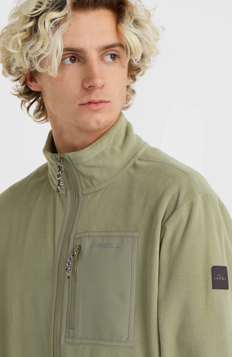 New O’Neill Utility Light Polartec 100 Fleecevest | Deep Lichen Green