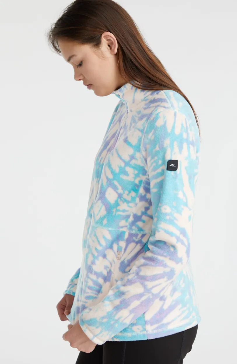 Outlet O’Neill Vest Clime Printed Fleece | Pink Tie Dye