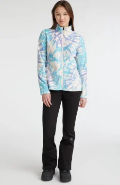 Outlet O’Neill Vest Clime Printed Fleece | Pink Tie Dye