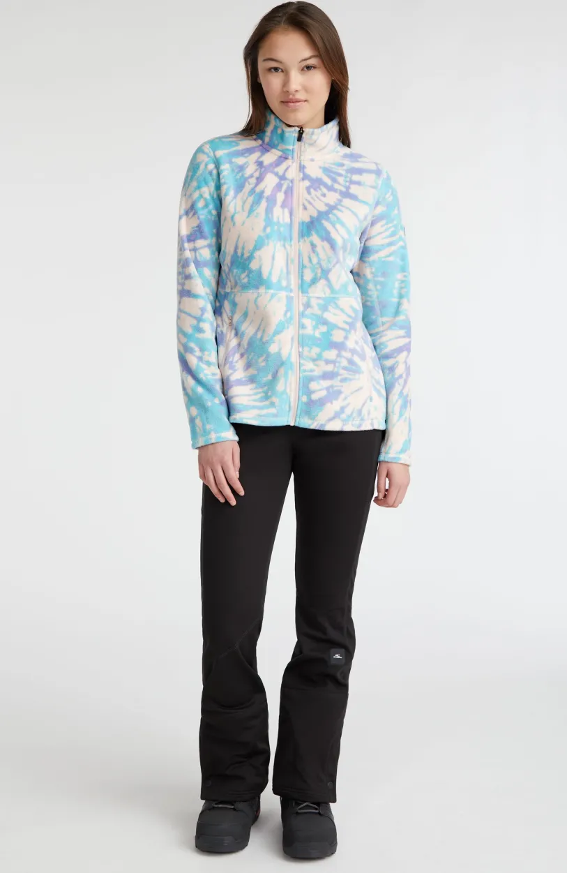 Outlet O’Neill Vest Clime Printed Fleece | Pink Tie Dye