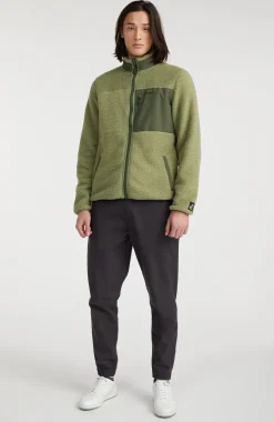 Hot O’Neill Vest High-Pile Fleece | Deep Lichen Green