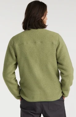 Hot O’Neill Vest High-Pile Fleece | Deep Lichen Green