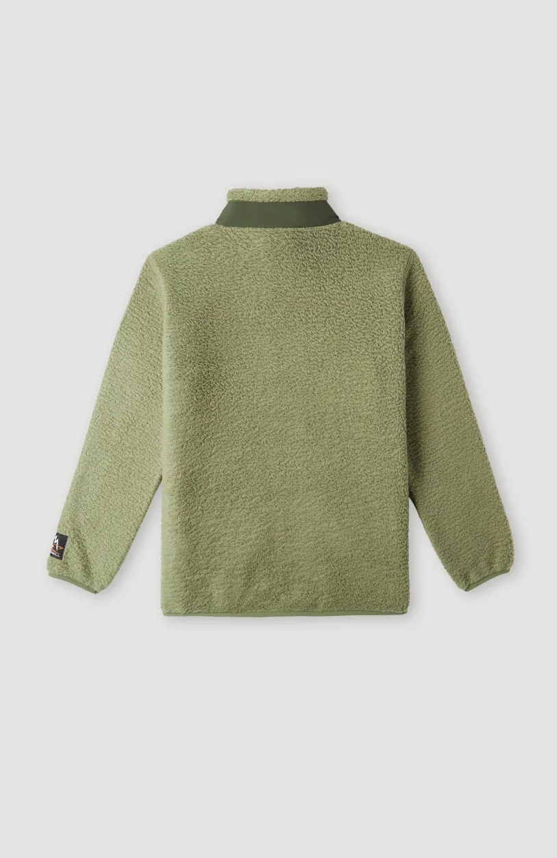 O’Neill Vest High-Pile Fleece | Deep Lichen Green