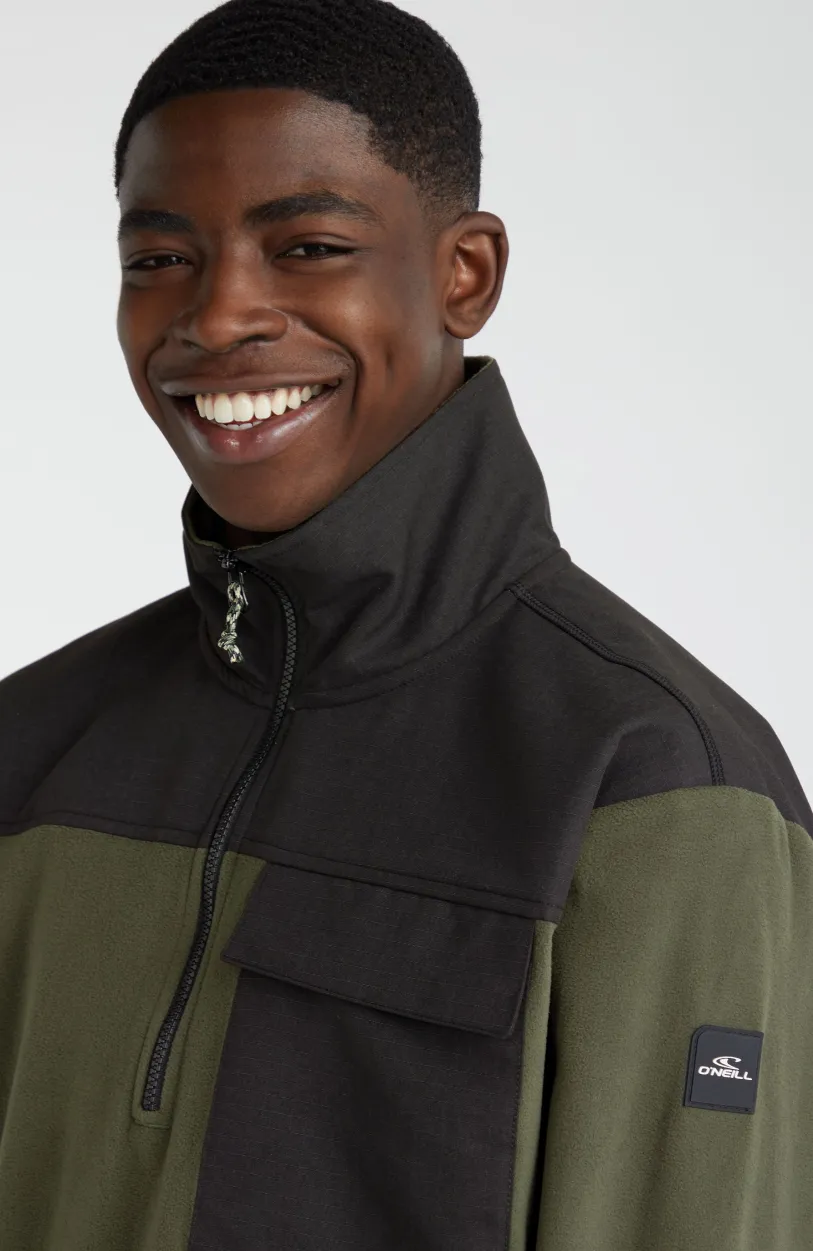 Online O’Neill Vest Utility Heavy Fleece | Forest Night Colour Block