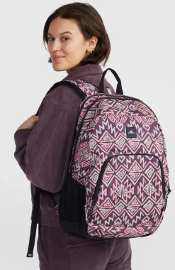Clearance O’Neill Wedge Rugtas | Purple Retro Ikat