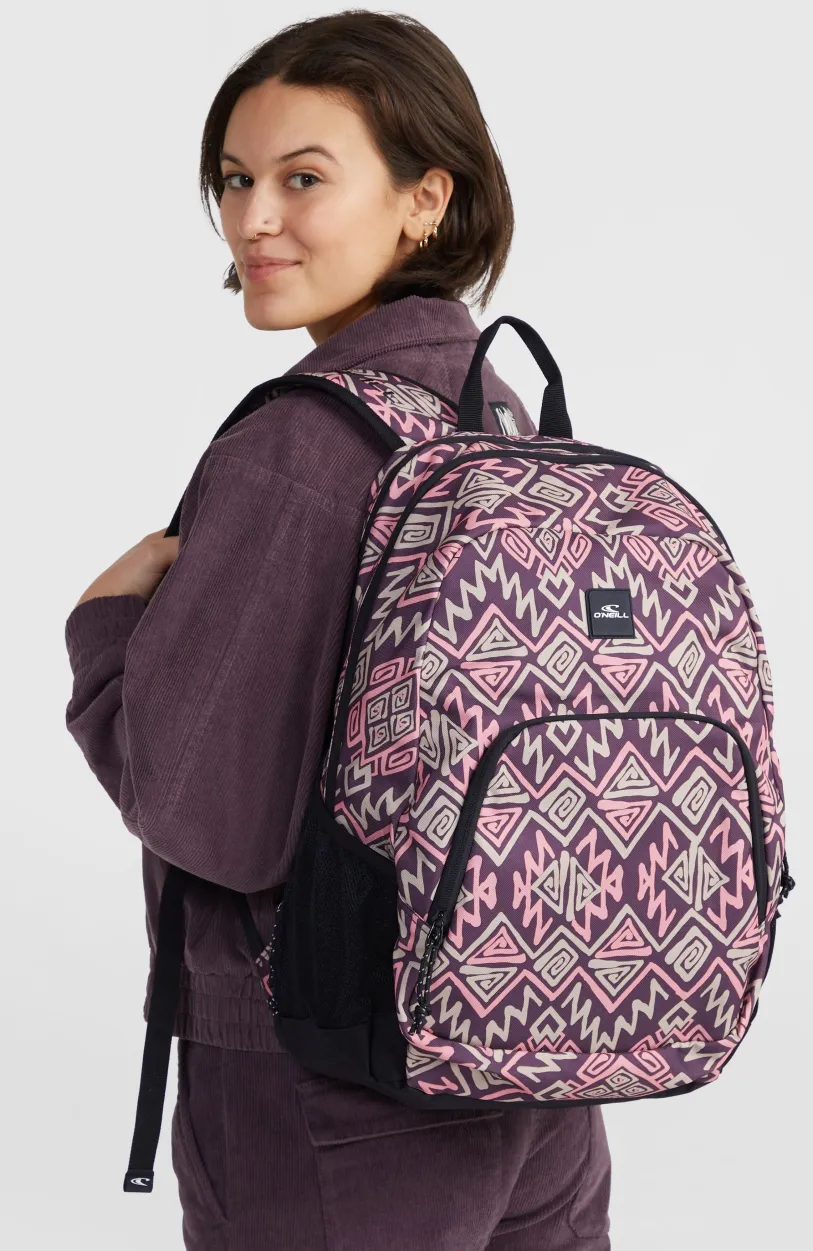 Clearance O’Neill Wedge Rugtas | Purple Retro Ikat