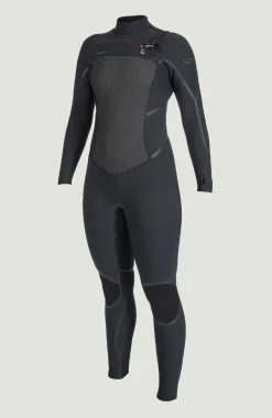 O’Neill WMS PSYCHO TECH 4/3+ CHEST ZIP FULL | BLACK/BLACK