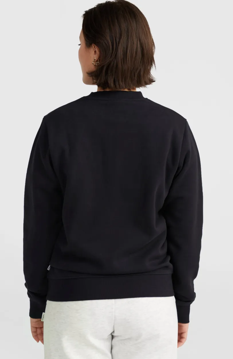 Outlet O’Neill Women Of The Wave Crew Sweater | Black Out