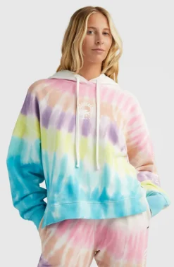 O’Neill Women Of The Wave Hoodie | Blue Tie Dye