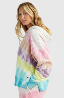 O’Neill Women Of The Wave Hoodie | Blue Tie Dye