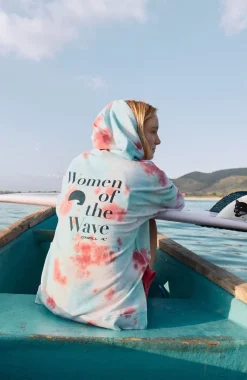 Outlet O’Neill Women Of The Wave Hoodie | Pink Ice Cube Tie Dye