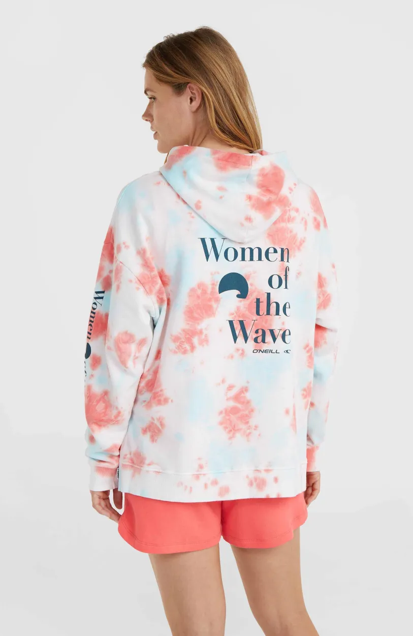 Outlet O’Neill Women Of The Wave Hoodie | Pink Ice Cube Tie Dye