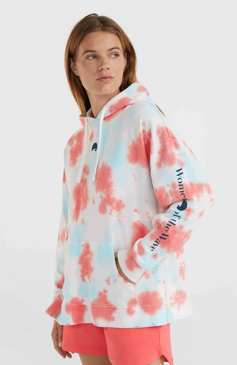 Outlet O’Neill Women Of The Wave Hoodie | Pink Ice Cube Tie Dye
