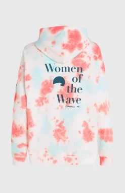 Outlet O’Neill Women Of The Wave Hoodie | Pink Ice Cube Tie Dye