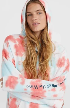 Outlet O’Neill Women Of The Wave Hoodie | Pink Ice Cube Tie Dye
