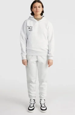 New O’Neill Women Of The Wave Hoodie | White Melange