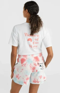 Outlet O’Neill Women Of The Wave Sweatshort | Pink Ice Cube Tie Dye
