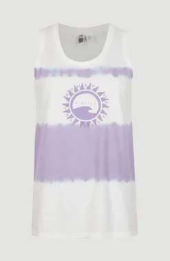 New O’Neill Women Of The Wave Tanktop | Purple Tie Dye
