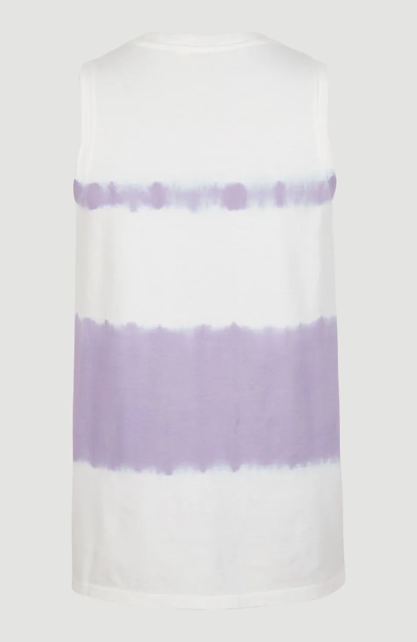 New O’Neill Women Of The Wave Tanktop | Purple Tie Dye