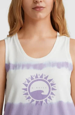 New O’Neill Women Of The Wave Tanktop | Purple Tie Dye