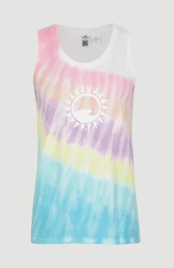 New O’Neill Women Of The Wave Tanktop | Blue Tie Dye
