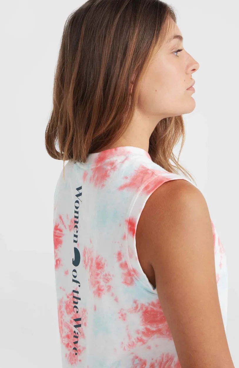 O’Neill Women Of The Wave Tanktop | Pink Ice Cube Tie Dye