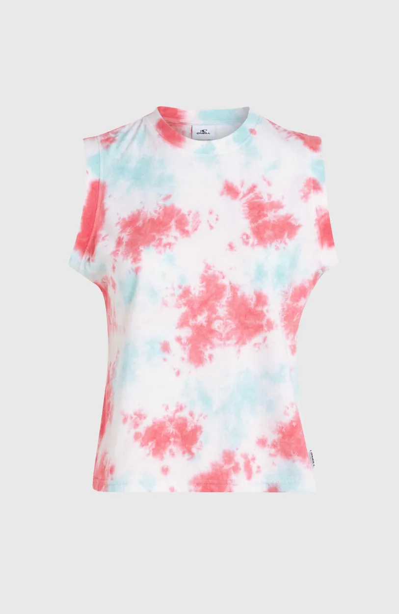 O’Neill Women Of The Wave Tanktop | Pink Ice Cube Tie Dye