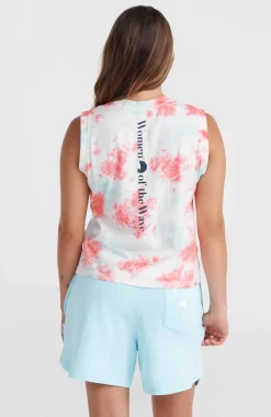 O’Neill Women Of The Wave Tanktop | Pink Ice Cube Tie Dye