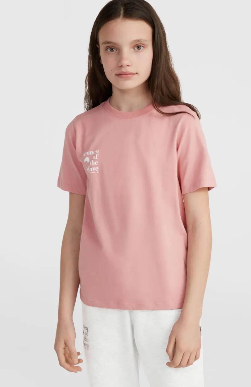New O’Neill Women Of The Wave T-shirt | Genuine Pink