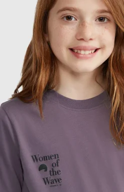 Best O’Neill Women Of The Wave T-shirt | Mauve Miracle