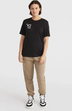 New O’Neill Women Of The Wave T-shirt | Black Out