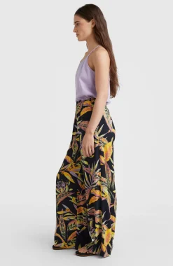 Online O’Neill Zomerbroek Malia Met Hoge Taille | Black Tropical Flower