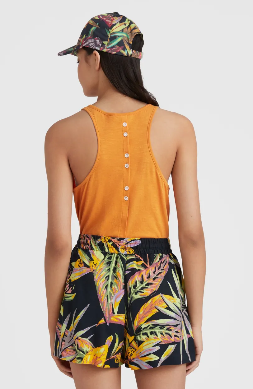 New O’Neill Zomershort Amiri Met Hoge Taille | Black Tropical Flower