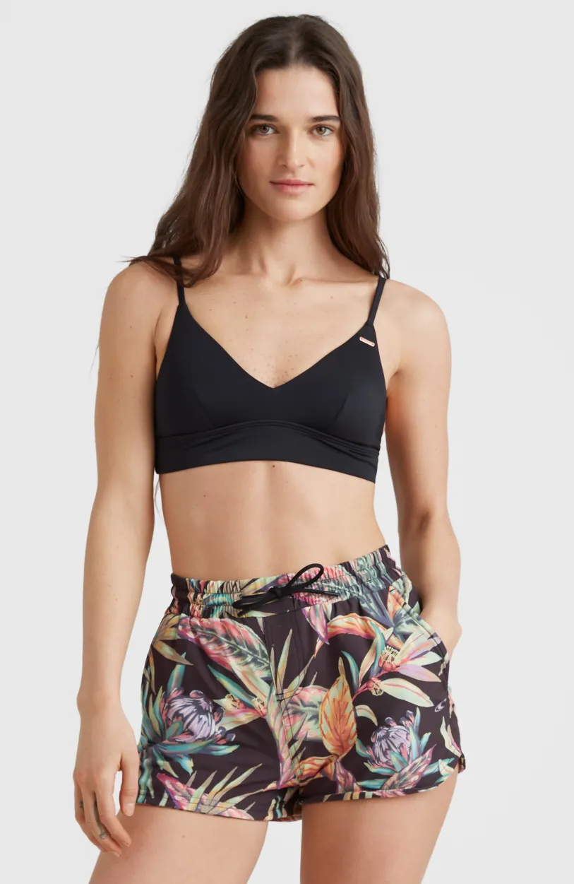 O’Neill Zwemshort Anglet | Black Tropical Flower