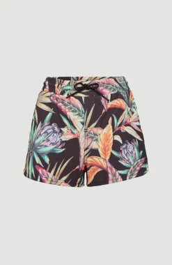 O’Neill Zwemshort Anglet | Black Tropical Flower