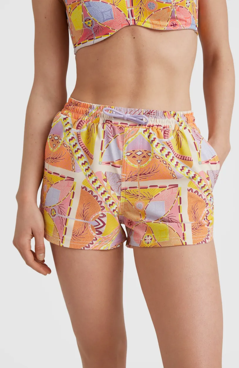 Sale O’Neill Zwemshort Anglet | Yellow Scarf Print