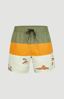 Hot O’Neill Zwemshort Cali Block 15'' | Beige Lost Island