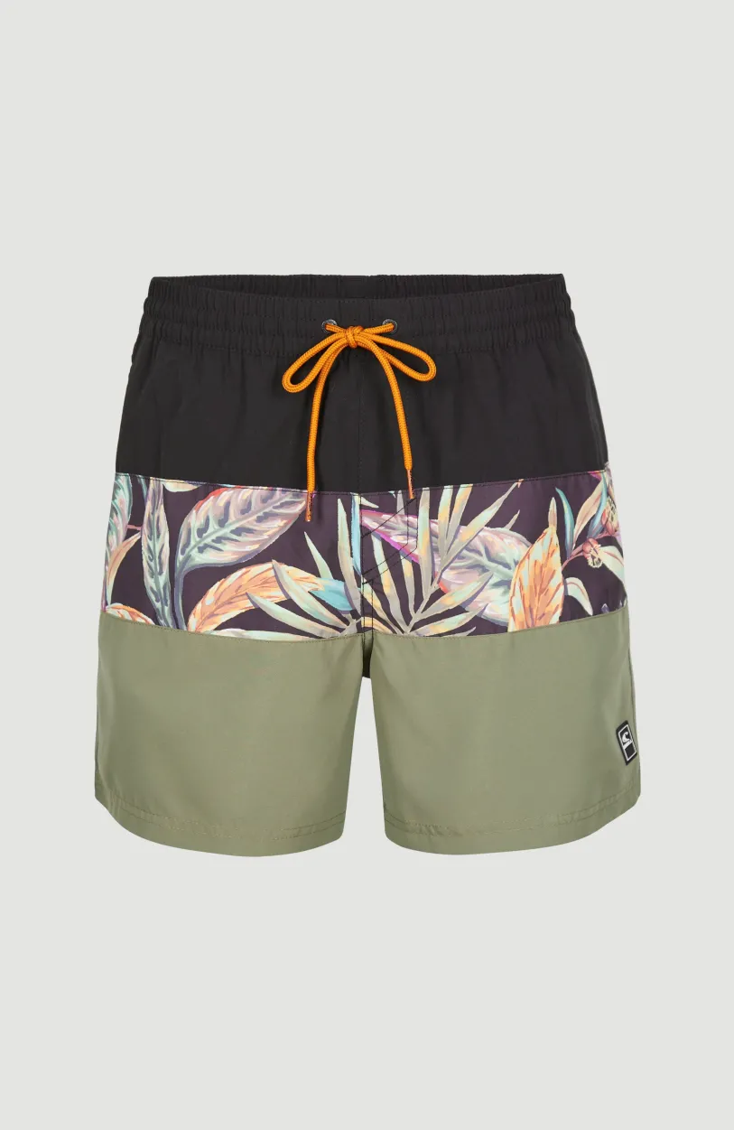 O’Neill Zwemshort Cali Block 15'' | Black Tropical Flower