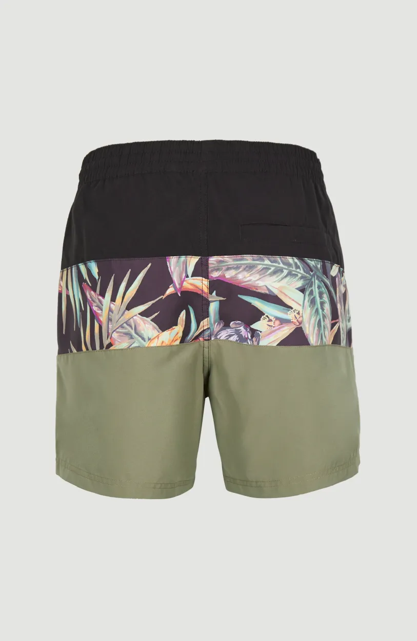O’Neill Zwemshort Cali Block 15'' | Black Tropical Flower