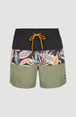 O’Neill Zwemshort Cali Block 15'' | Black Tropical Flower